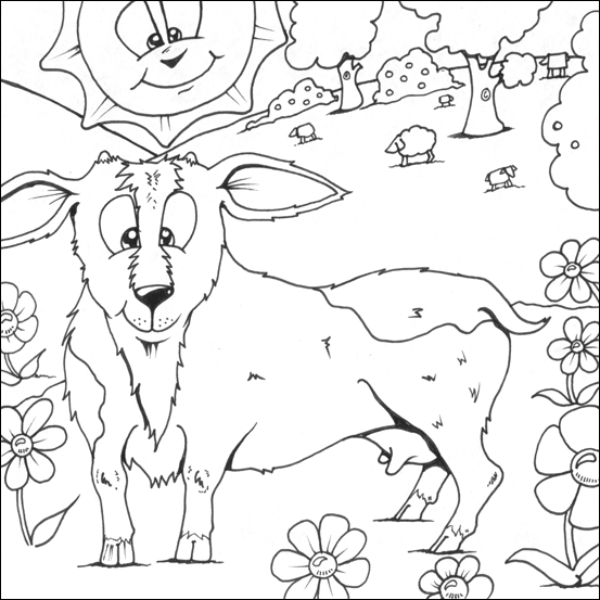 Dibujo para colorear: Cabra (Animales) #2548 - Dibujos para Colorear e Imprimir Gratis
