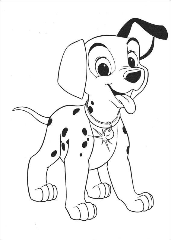 Dibujo para colorear: Cachorro (Animales) #2916 - Dibujos para colorear