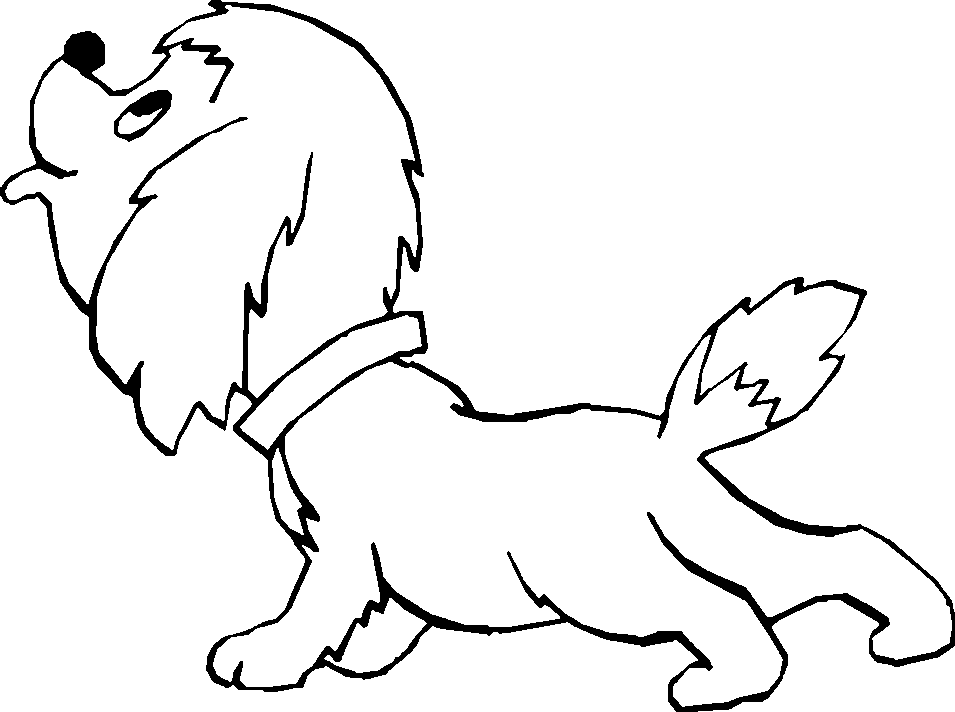 Dibujo para colorear: Cachorro (Animales) #2922 - Dibujos para colorear
