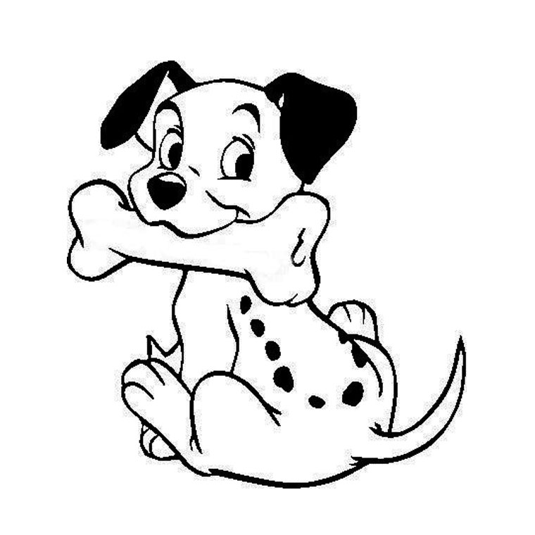 Dibujo para colorear: Cachorro (Animales) #2937 - Dibujos para Colorear e Imprimir Gratis