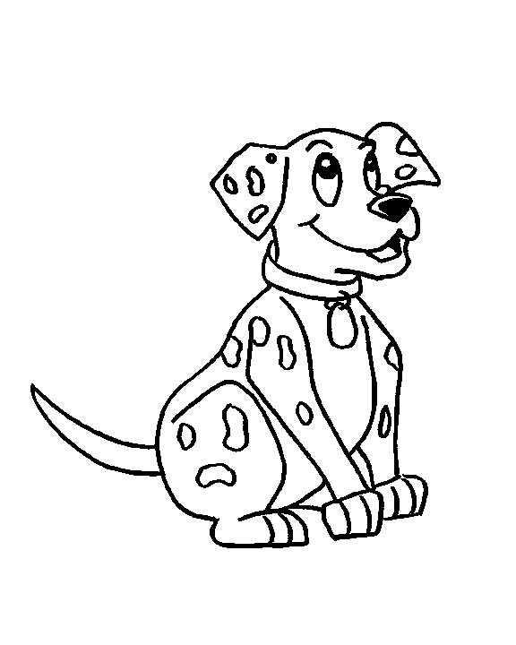 Dibujo para colorear: Cachorro (Animales) #2945 - Dibujos para colorear