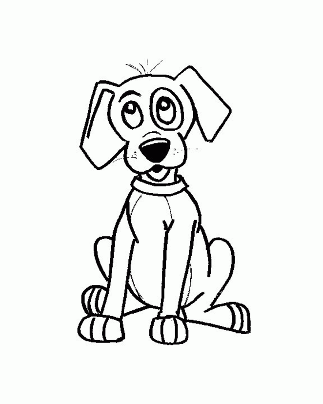 Dibujo para colorear: Cachorro (Animales) #2963 - Dibujos para Colorear e Imprimir Gratis