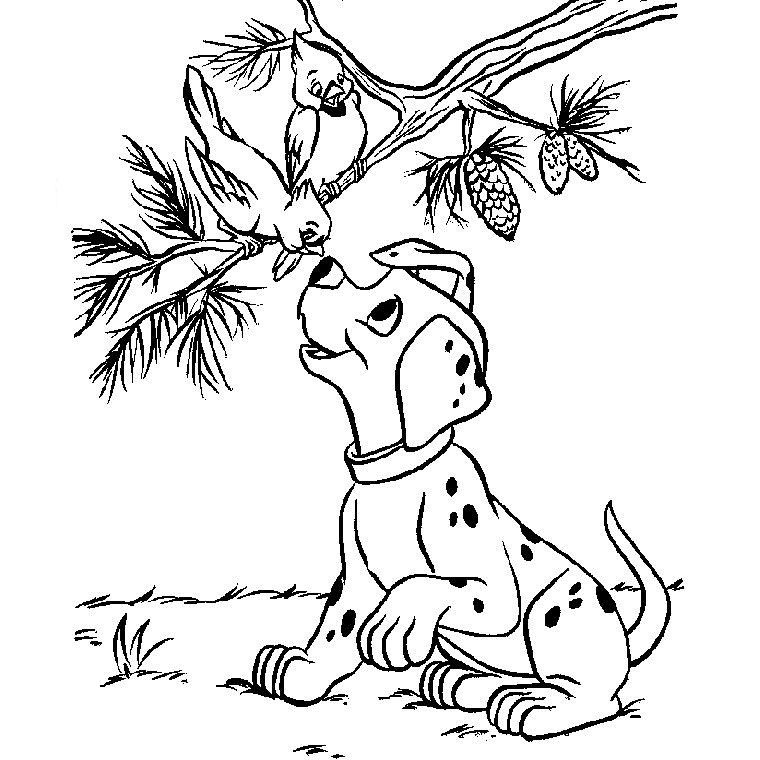 Dibujo para colorear: Cachorro (Animales) #3036 - Dibujos para colorear