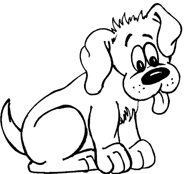 Dibujo para colorear: Cachorro (Animales) #3073 - Dibujos para Colorear e Imprimir Gratis