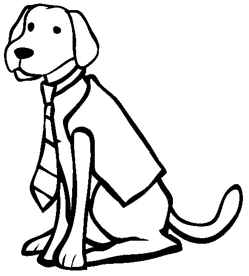Dibujo para colorear: Cachorro (Animales) #3079 - Dibujos para colorear