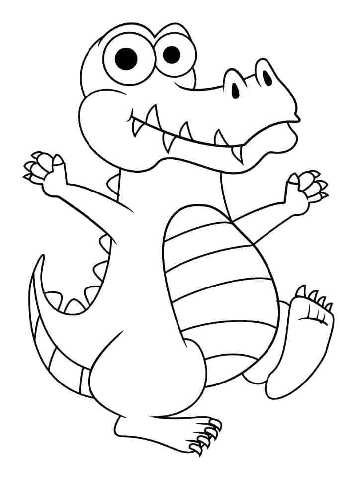 Dibujo gratuito Caimán #210225 de la coleccion Animales para imprimir