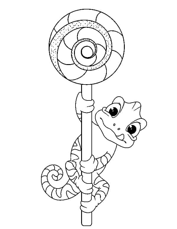 Dibujo gratuito Camaleón #206737 de la coleccion Animales para imprimir