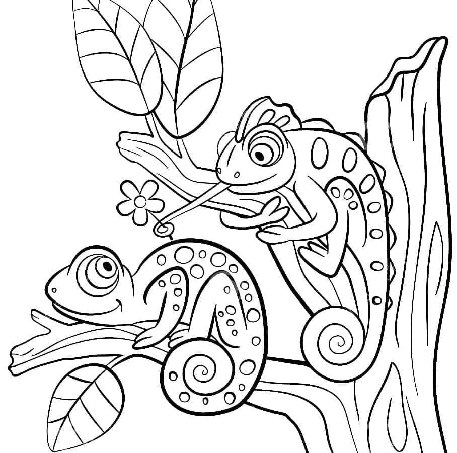 Dibujo gratuito Camaleón #206744 de la coleccion Animales para imprimir Dibujo gratuito Camaleón #206744 de la coleccion Animales para imprimir