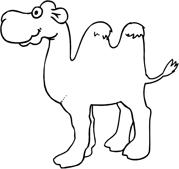 Dibujo para colorear: Camello (Animales) #1676 - Dibujos para Colorear e Imprimir Gratis