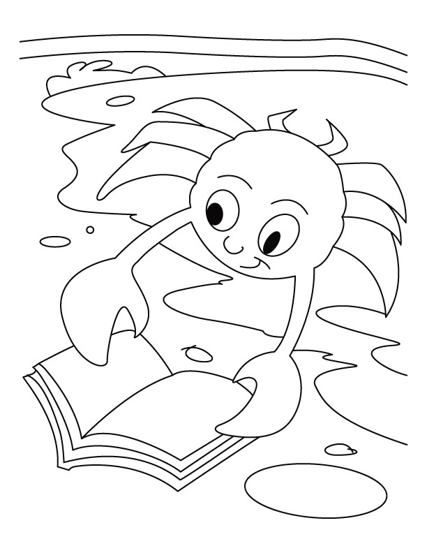 Dibujo para colorear: Cangrejo (Animales) #4769 - Dibujos para Colorear e Imprimir Gratis