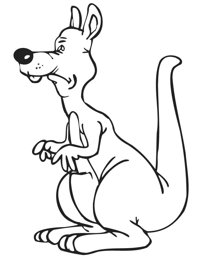 Dibujo gratuito Canguro #179683 de la coleccion Animales para imprimir