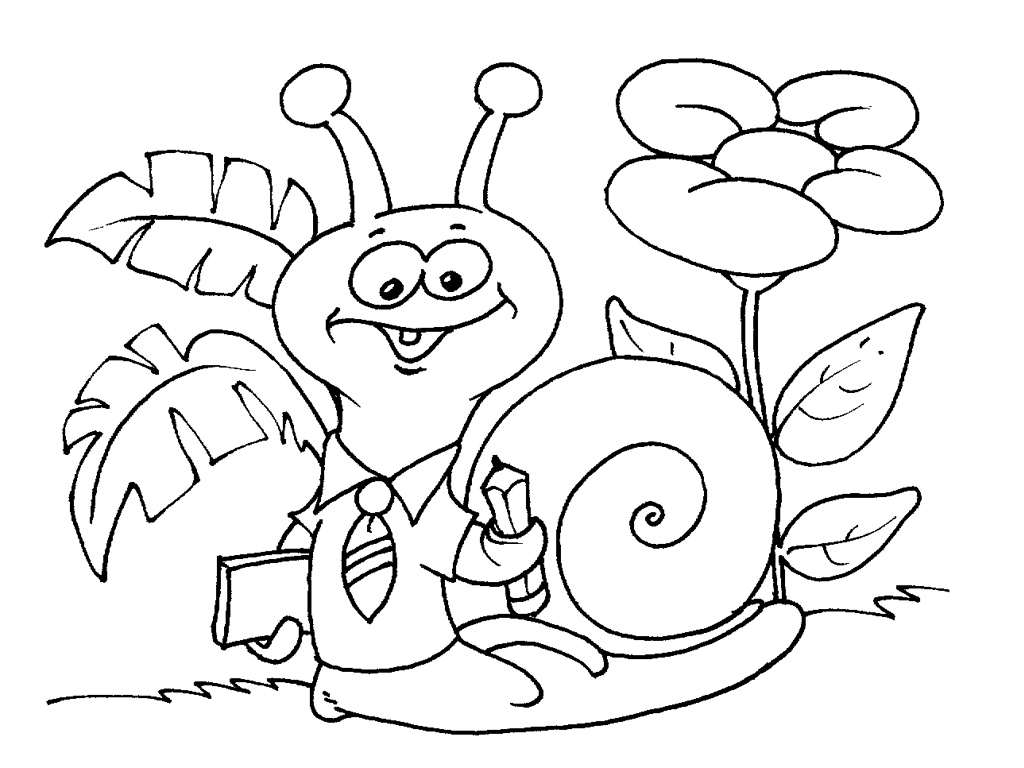 Dibujo para colorear: Caracol (Animales) #6528 - Dibujos para Colorear e Imprimir Gratis