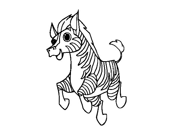 Dibujo para colorear: Cebra (Animales) #13044 - Dibujos para Colorear e Imprimir Gratis