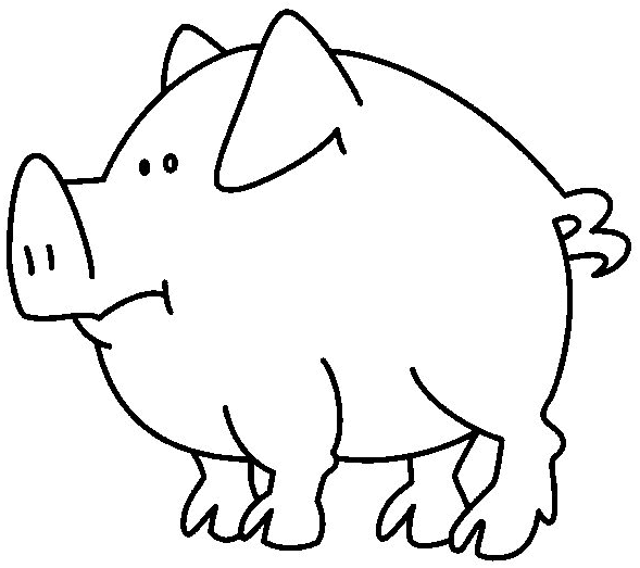 Dibujo gratuito Cerdo #17690 de la coleccion Animales para imprimir