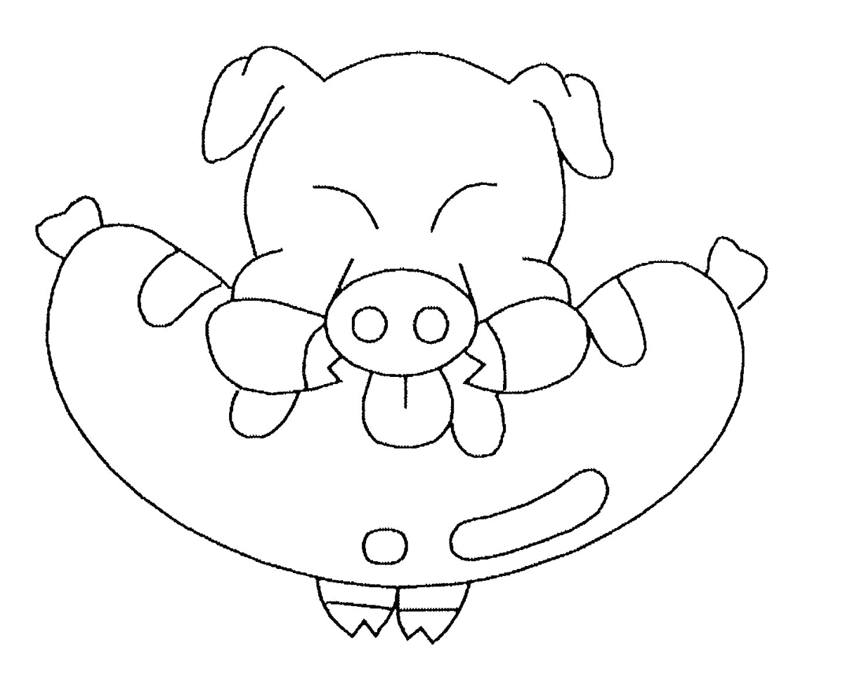 Dibujo gratuito Cerdo #17695 de la coleccion Animales para imprimir