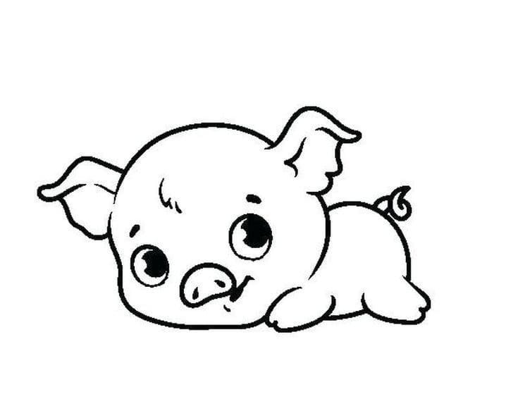 Dibujo gratuito Cerdo #191180 de la coleccion Animales para imprimir