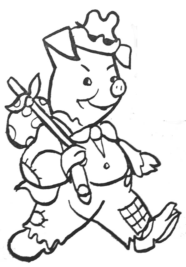 Dibujo para colorear: Cerdo (Animales) #3613 - Dibujos para Colorear e Imprimir Gratis