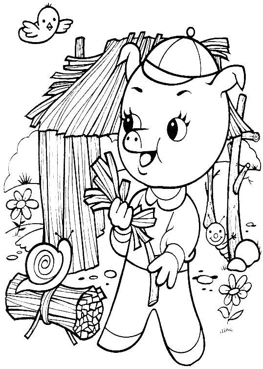 Dibujo para colorear: Cerdo (Animales) #3662 - Dibujos para Colorear e Imprimir Gratis