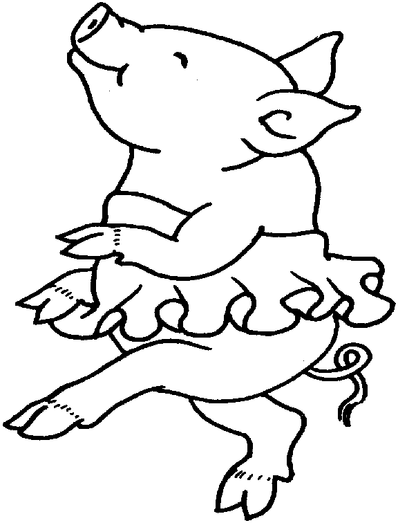 Dibujo para colorear: Cerdo (Animales) #3771 - Dibujos para Colorear e Imprimir Gratis