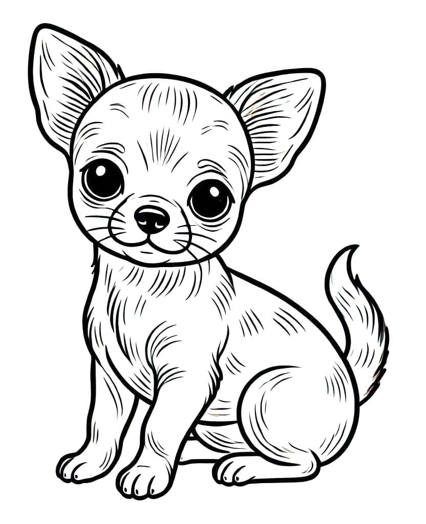 Dibujo gratuito Chihuahua #219792 de la coleccion Animales para imprimir