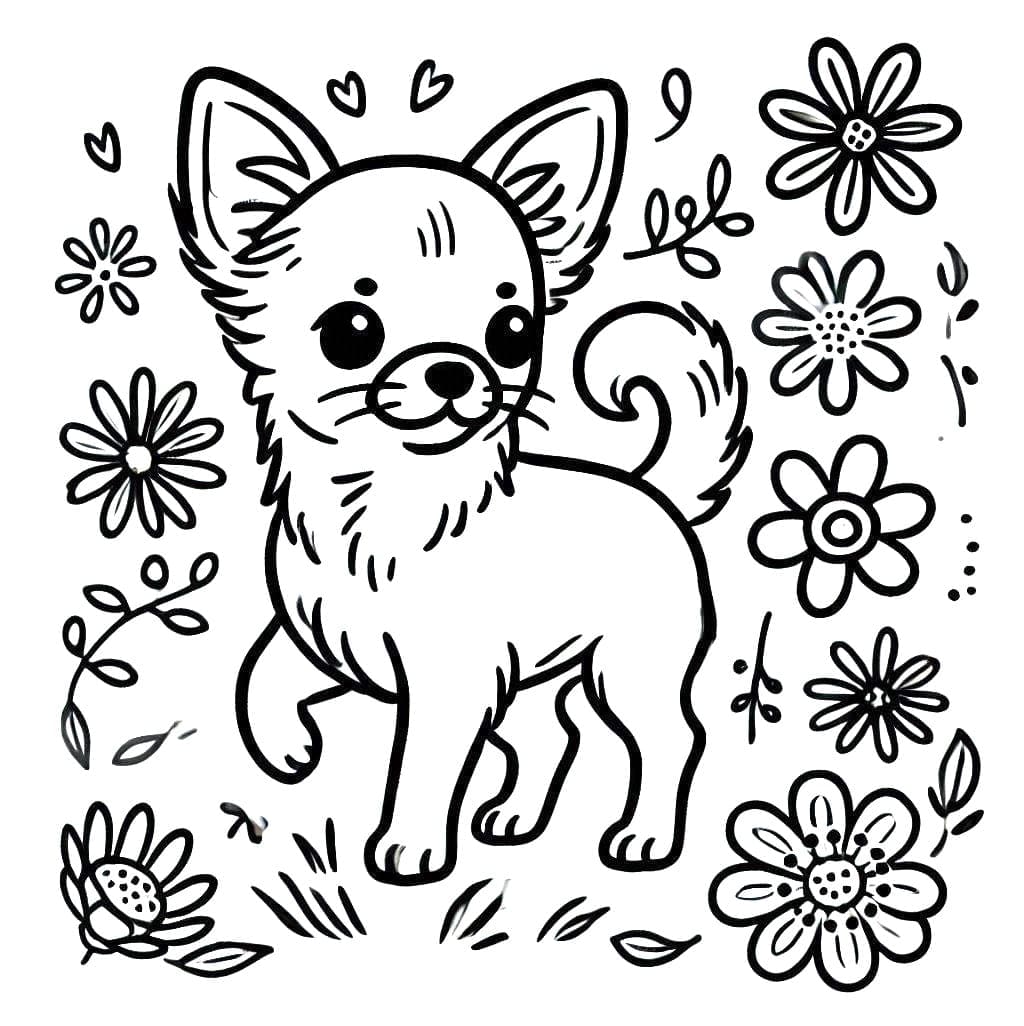 Dibujo gratuito Chihuahua #219797 de la coleccion Animales para imprimir