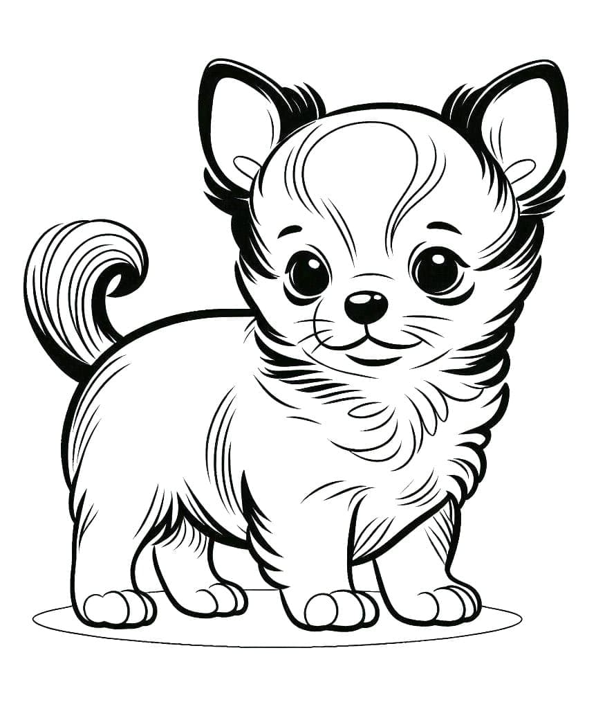 Dibujo para colorear: Chihuahua (Animales) #219807 - Dibujos para Colorear e Imprimir Gratis