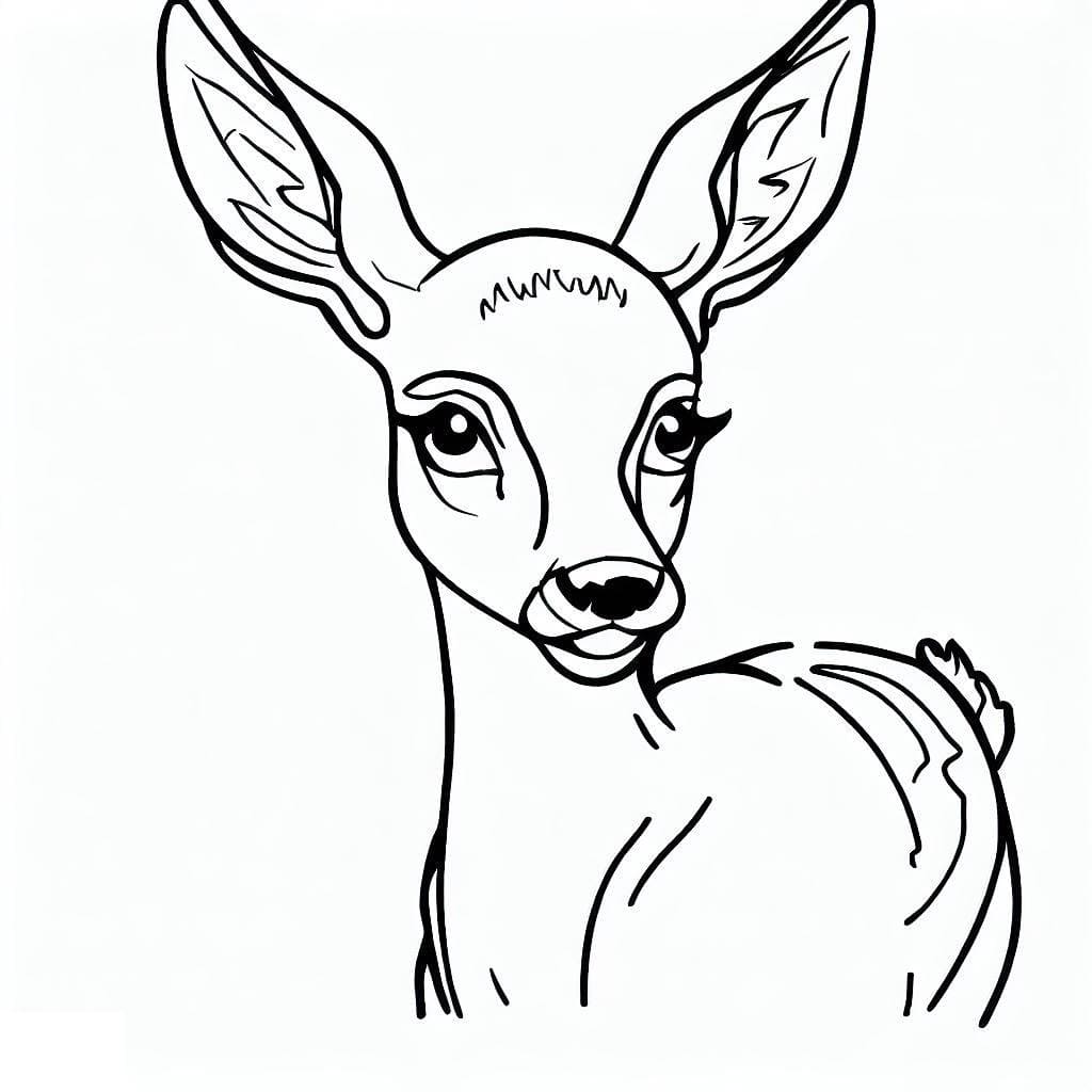 Dibujo gratuito Cierva #191092 de la coleccion Animales para imprimir Dibujo gratuito Cierva #191092 de la coleccion Animales para imprimir