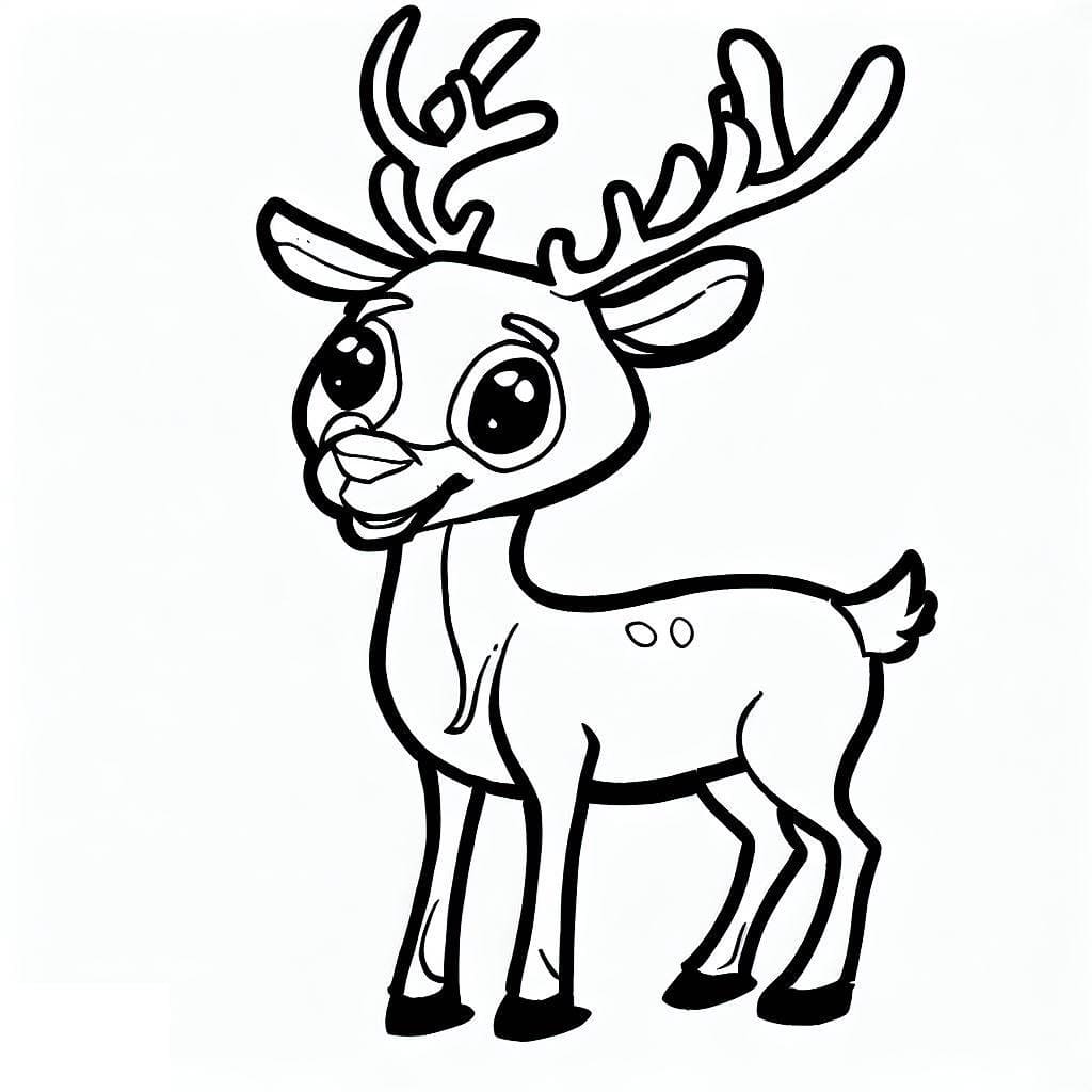 Dibujo gratuito Ciervo #191044 de la coleccion Animales para imprimir
