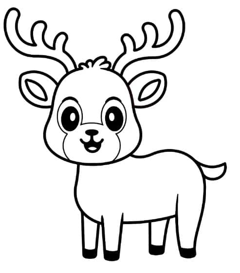 Dibujo gratuito Ciervo #191059 de la coleccion Animales para imprimir