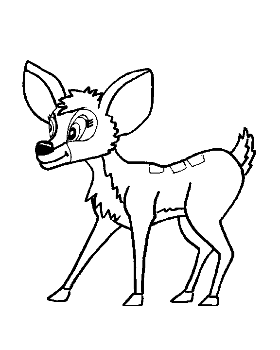 Dibujo gratuito Ciervo #2572 de la coleccion Animales para imprimir