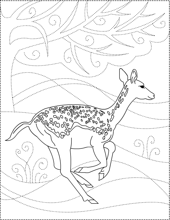 Dibujo gratuito Ciervo #2717 de la coleccion Animales para imprimir