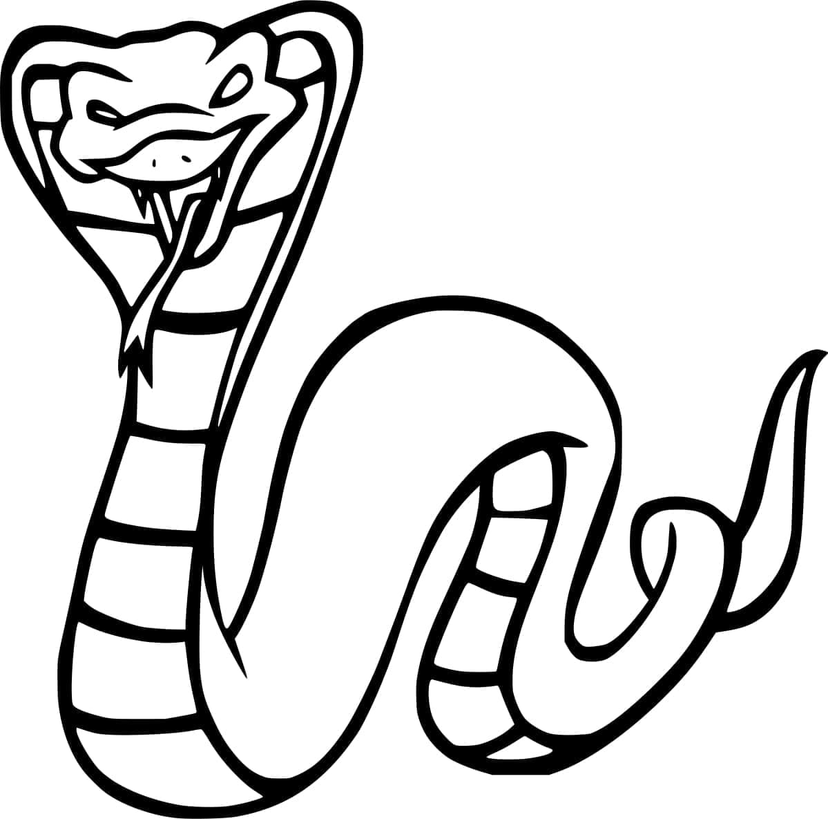 Dibujo gratuito Cobra #212682 de la coleccion Animales para imprimir Dibujo gratuito Cobra #212682 de la coleccion Animales para imprimir