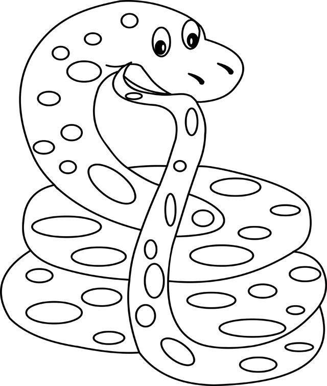 Dibujo para colorear: Cobra (Animales) #3264 - Dibujos para Colorear e Imprimir Gratis