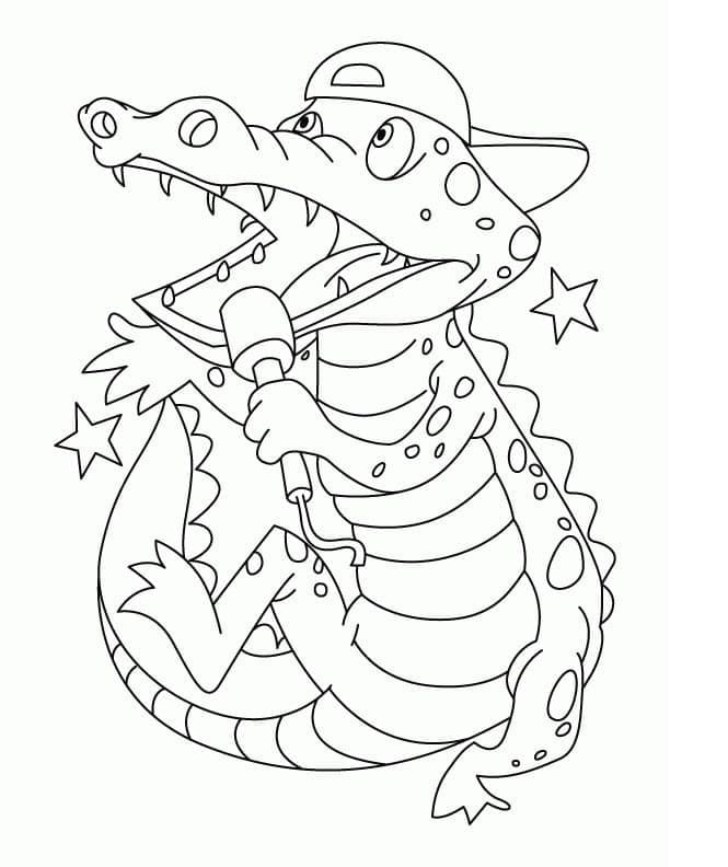 Dibujo gratuito Cocodrilo #217070 de la coleccion Animales para imprimir