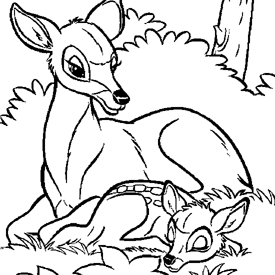Dibujo para colorear: Coneja (Animales) #1107 - Dibujos para Colorear e Imprimir Gratis