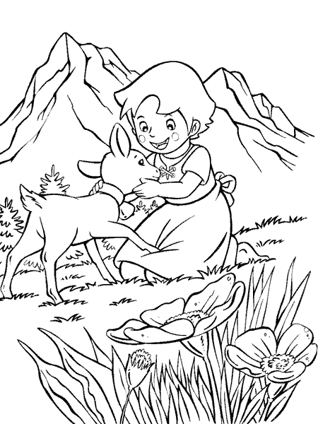 Dibujo para colorear: Coneja (Animales) #1121 - Dibujos para Colorear e Imprimir Gratis