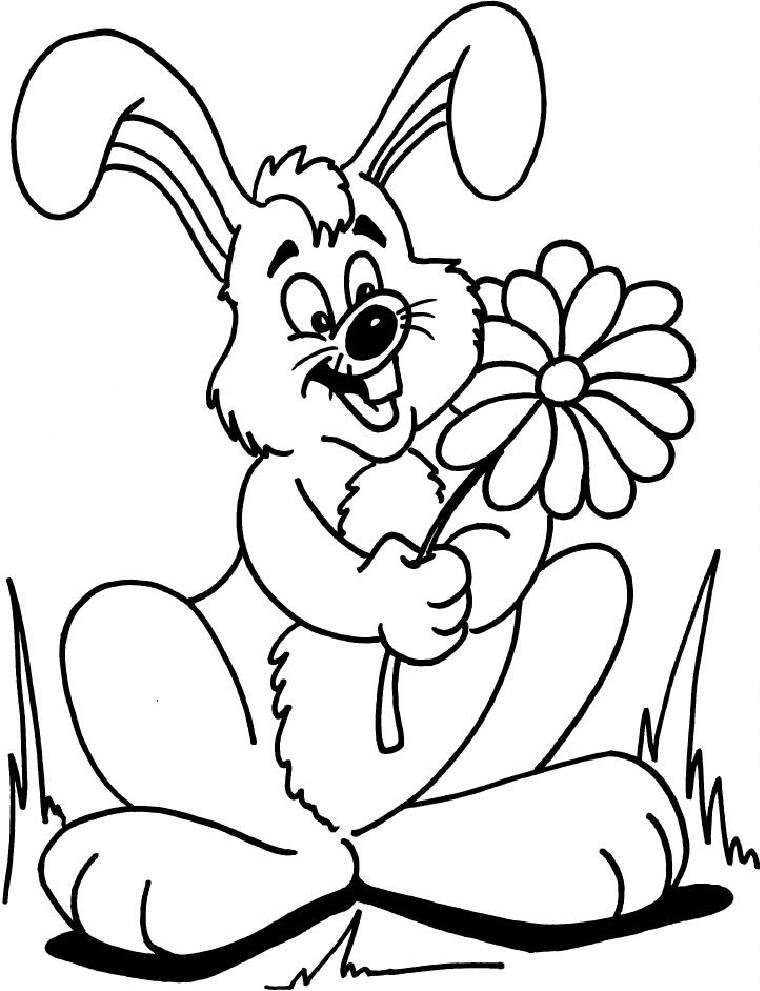 Dibujo para colorear: Conejo (Animales) #9514 - Dibujos para Colorear e Imprimir Gratis