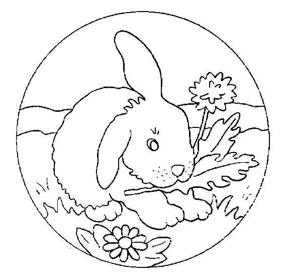 Dibujo para colorear: Conejo (Animales) #9536 - Dibujos para Colorear e Imprimir Gratis