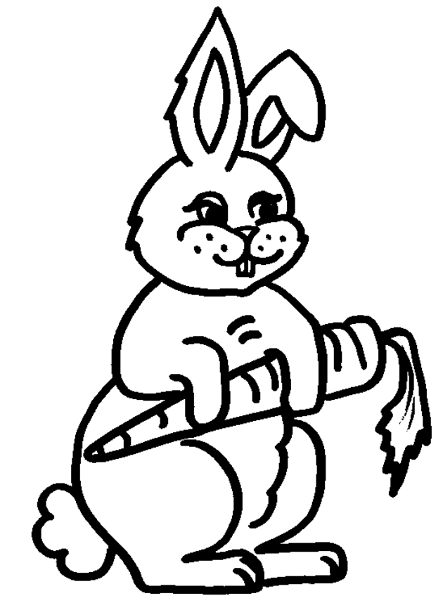 Dibujo para colorear: Conejo (Animales) #9541 - Dibujos para Colorear e Imprimir Gratis