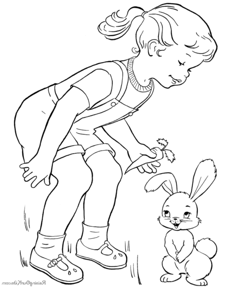Dibujo para colorear: Conejo (Animales) #9555 - Dibujos para Colorear e Imprimir Gratis