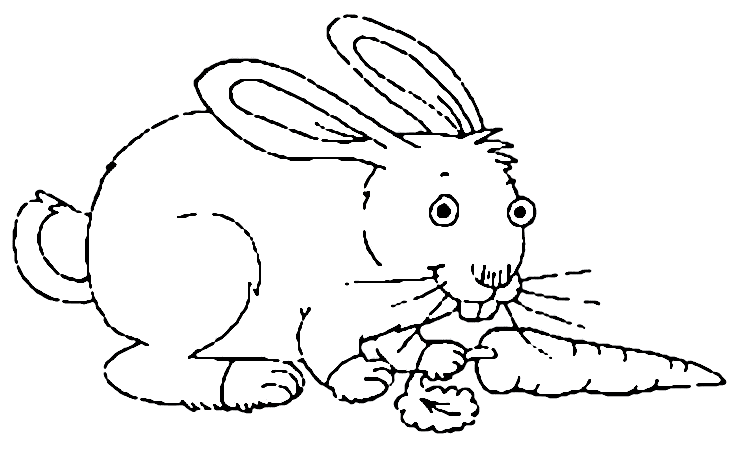 Dibujo para colorear: Conejo (Animales) #9566 - Dibujos para Colorear e Imprimir Gratis