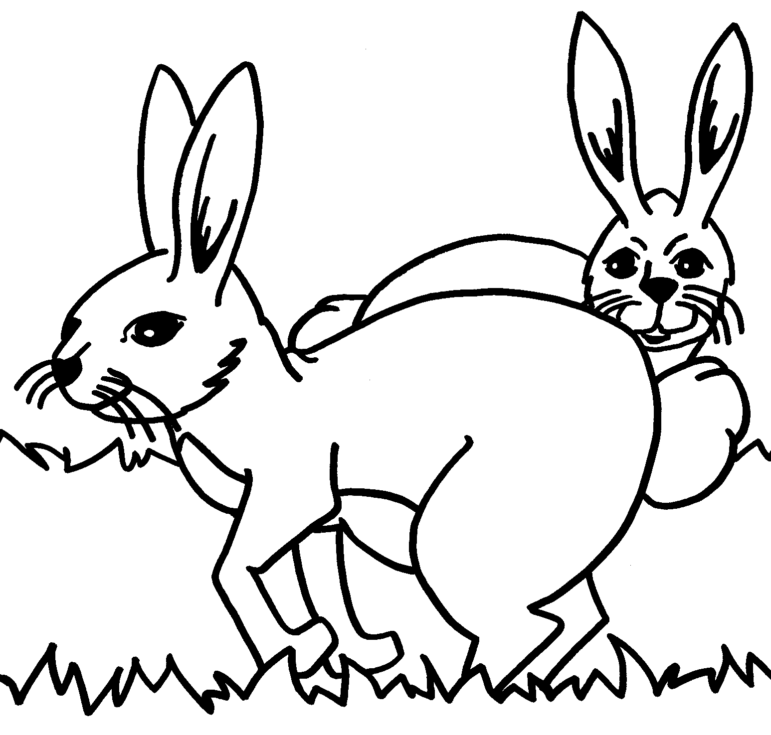 Dibujo para colorear: Conejo (Animales) #9580 - Dibujos para Colorear e Imprimir Gratis