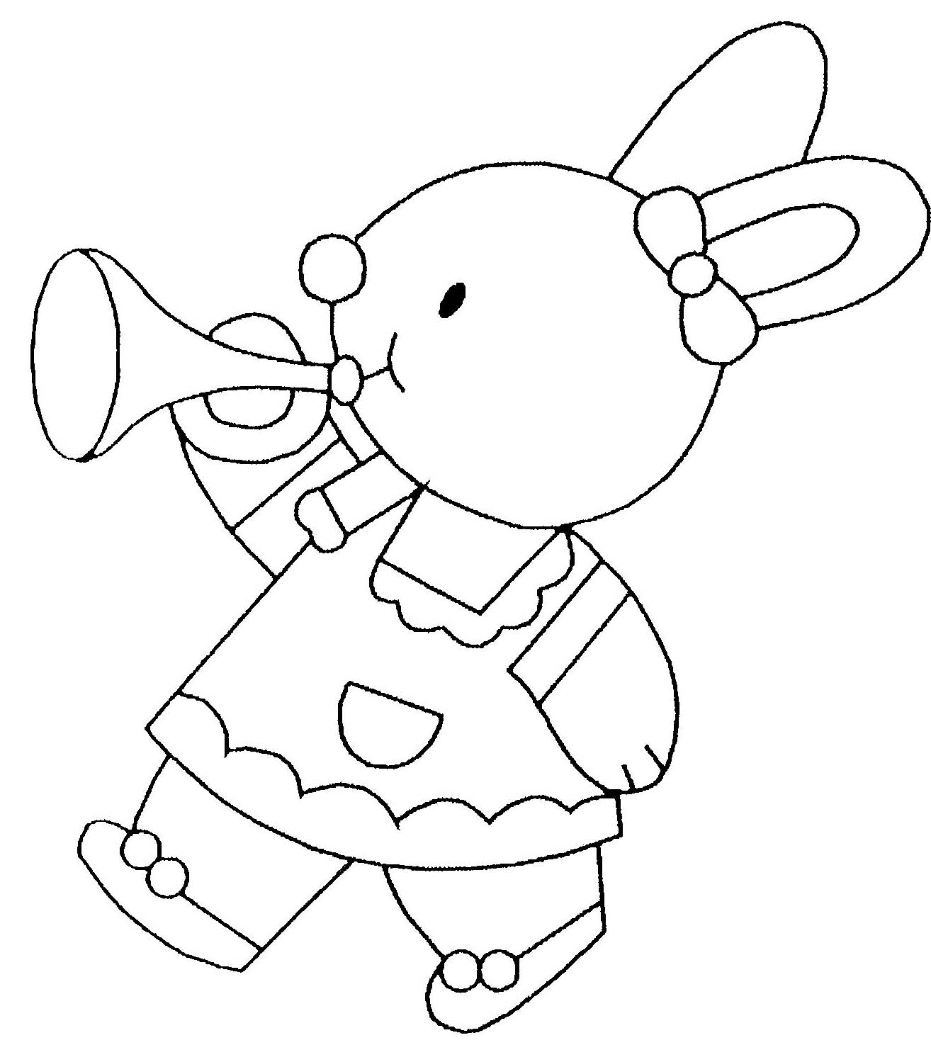 Dibujo para colorear: Conejo (Animales) #9594 - Dibujos para Colorear e Imprimir Gratis