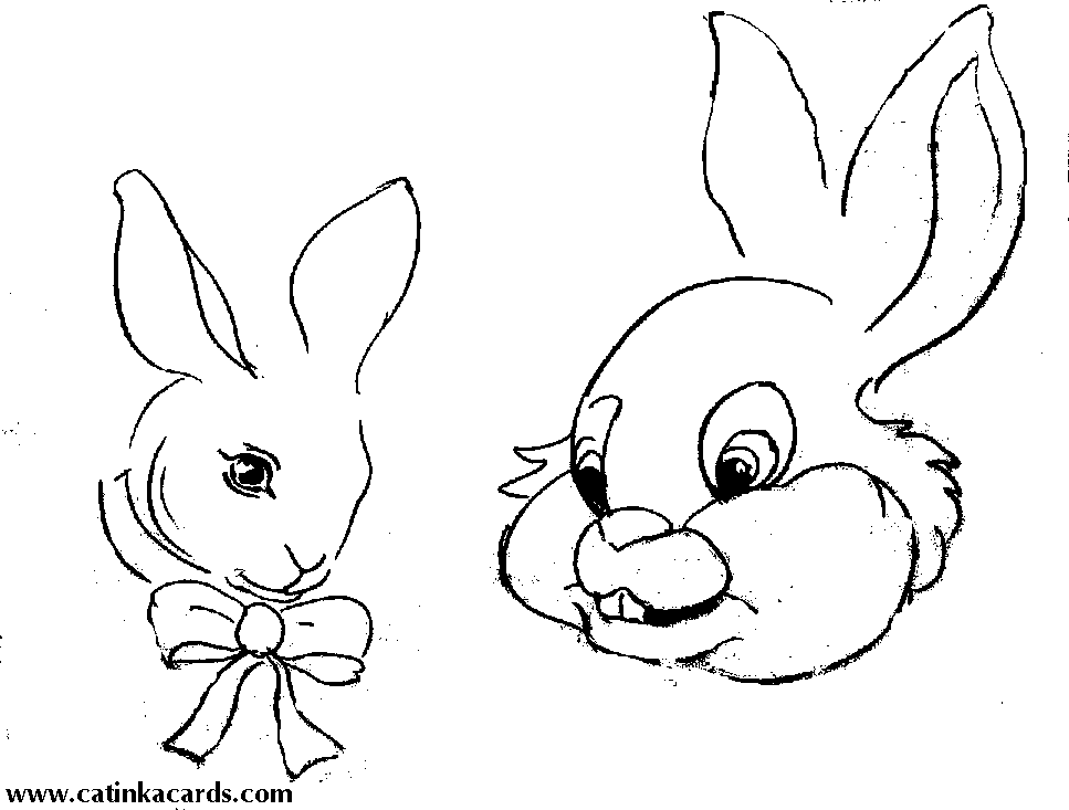 Dibujo para colorear: Conejo (Animales) #9595 - Dibujos para Colorear e Imprimir Gratis