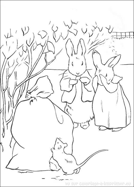 Dibujo para colorear: Conejo (Animales) #9605 - Dibujos para Colorear e Imprimir Gratis