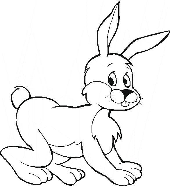 Dibujo para colorear: Conejo (Animales) #9615 - Dibujos para Colorear e Imprimir Gratis