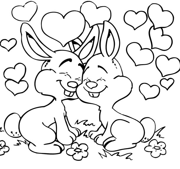 Dibujo para colorear: Conejo (Animales) #9617 - Dibujos para Colorear e Imprimir Gratis