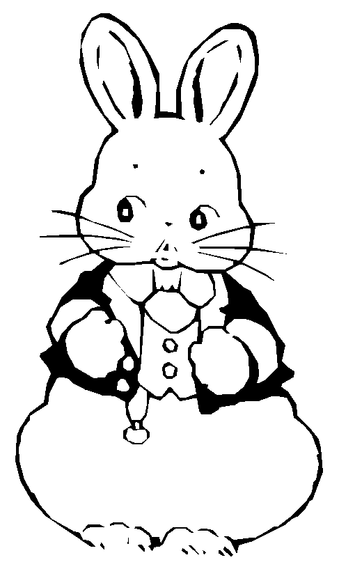 Dibujo para colorear: Conejo (Animales) #9627 - Dibujos para Colorear e Imprimir Gratis