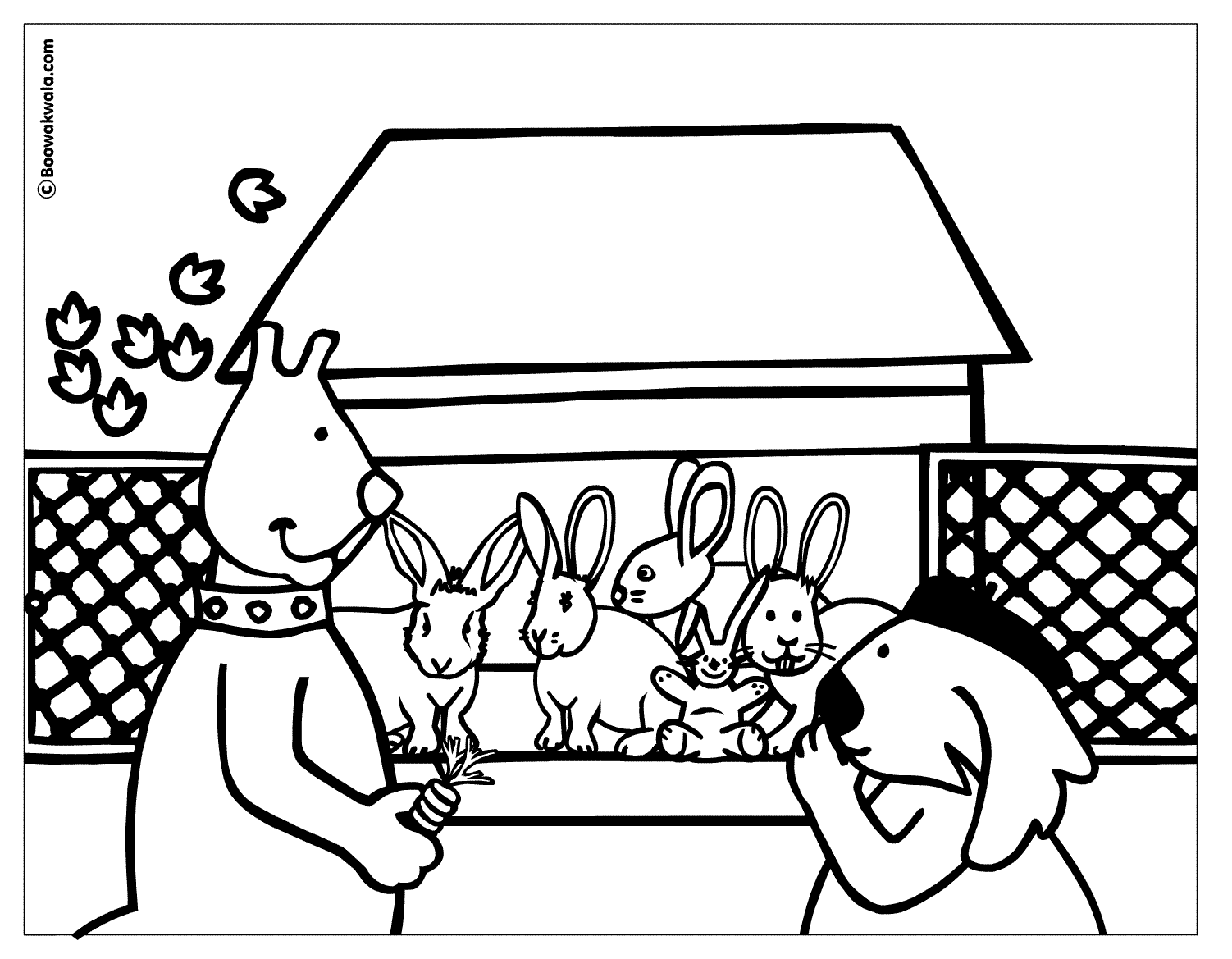 Dibujo para colorear: Conejo (Animales) #9655 - Dibujos para Colorear e Imprimir Gratis