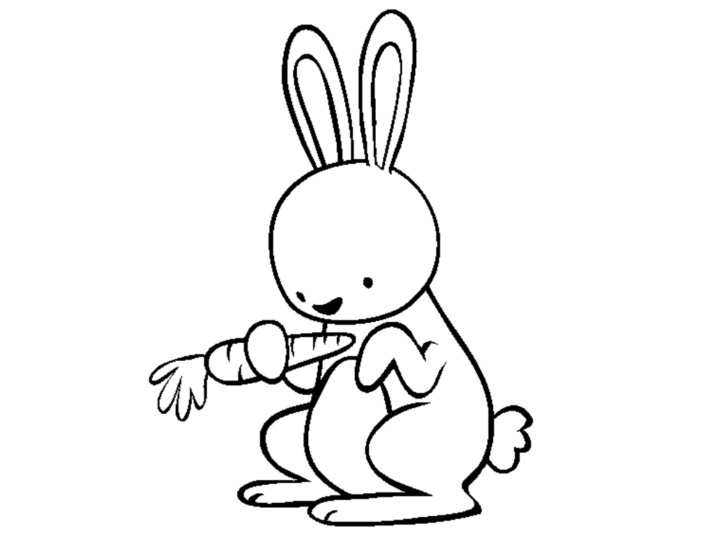 Dibujo para colorear: Conejo (Animales) #9659 - Dibujos para Colorear e Imprimir Gratis